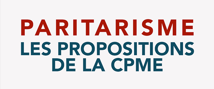 Paritarisme - Les propositions de la CPME